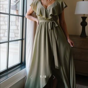 Baltic Born Katya Ruffle Maxi Dress